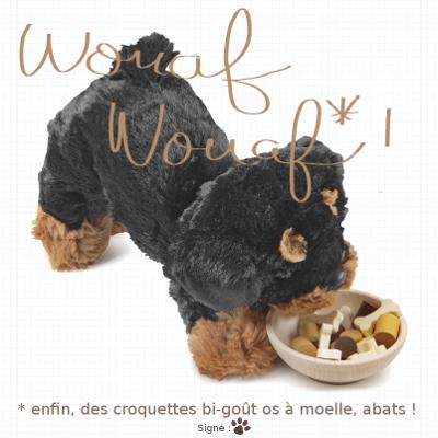 Croquettes pour chien de dinette, jouet en bois éthique Erzi fabriqué en Allemagne