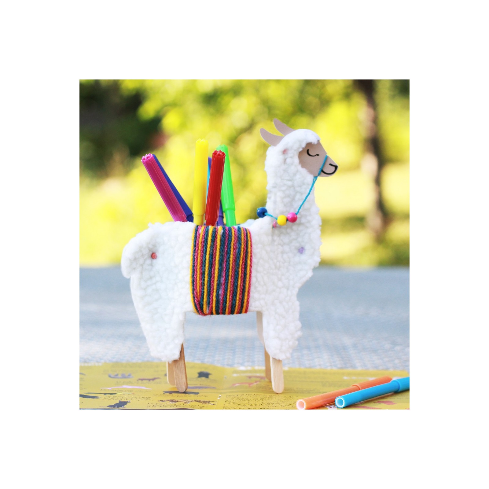 Kit créatif lama au pérou L'atelier imaginaire Made in France