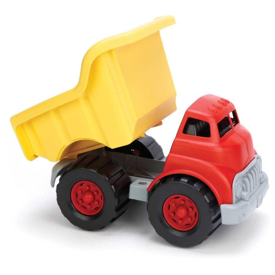 Camion benne, jouet premier âge. Engin de chantier écologique, 100% recyclé Green Toys
