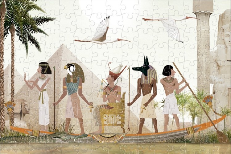 pharaon et les dieux de l'Égypte ancienne, micro puzzle 150 pièces