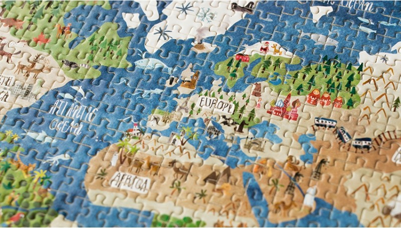 micro puzzle découverte du monde Londji