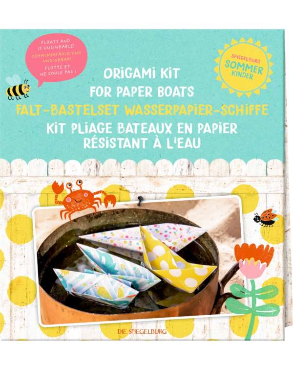 Kit origami bateau en papier résistant à l'eau