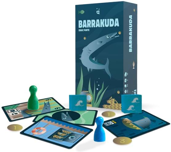 matériel du jeu de société Barrakuda éditions Helvetiq