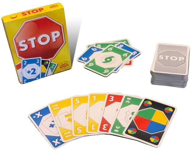 Stop (Uno ou 8 américain) en jeu