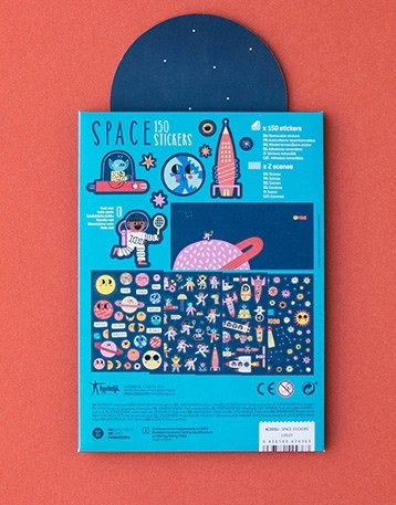 150 stickers repositionnables l'espace Londji 