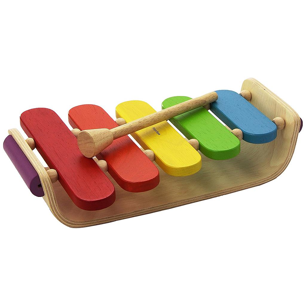 Xylophone premier âge en bois multicolore