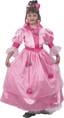 Déguisement robe de princesse rose Adeline 5-7 ans / 128 cm