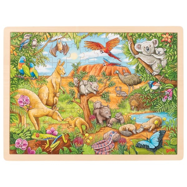 Puzzle animaux d'Australie 96 pièces