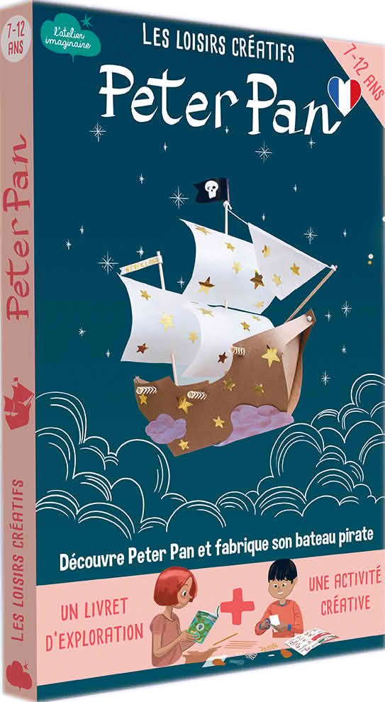 Kit créatif Peter Pan et bateau de pirate