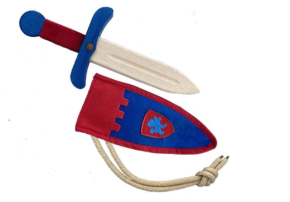 Dague ou poignard de chevalier Kamelot avec fourreau