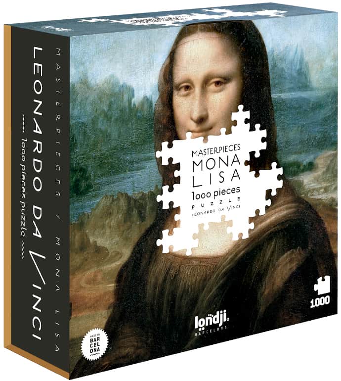 Puzzle 1000 pièces La Joconde de Léonard de Vinci (Mona Lisa) en carton recyclé