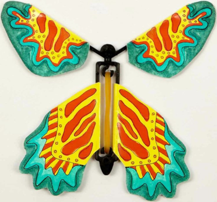 Papillon volant à élastique