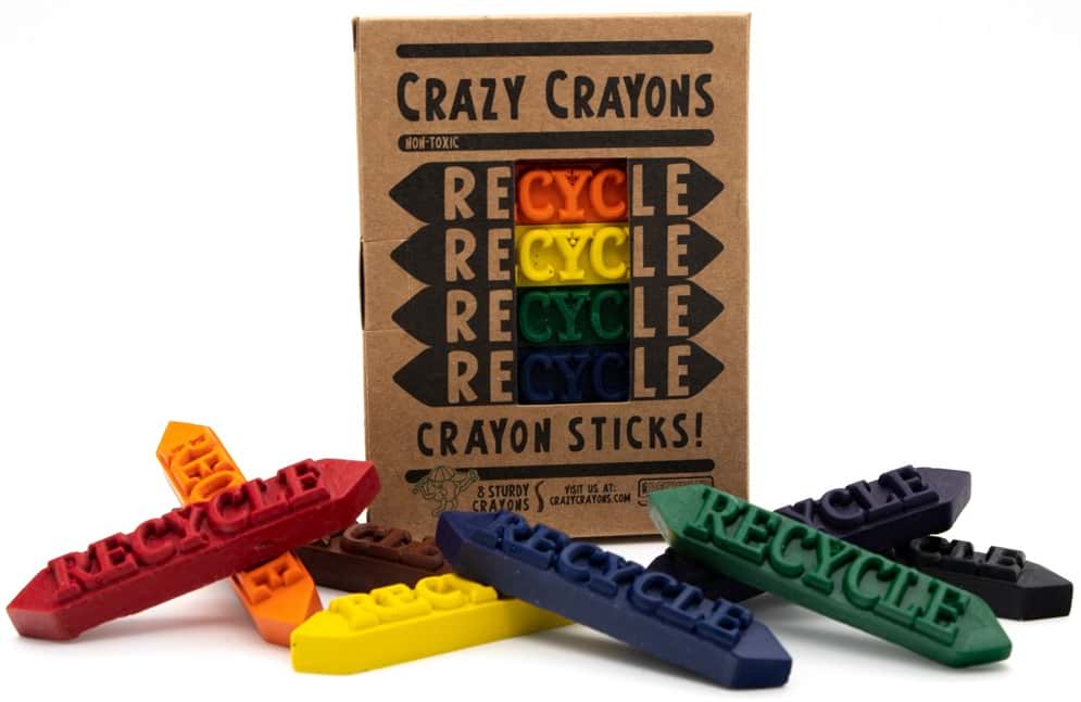 Boite 10 crayons de couleur recyclés