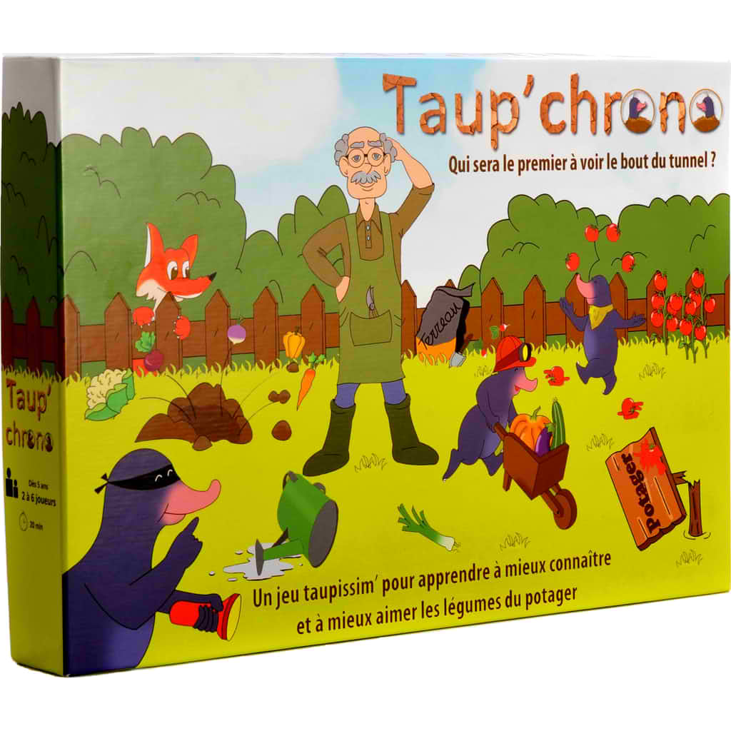 Taup'chrono, un jeu de société rapide sur les légumes