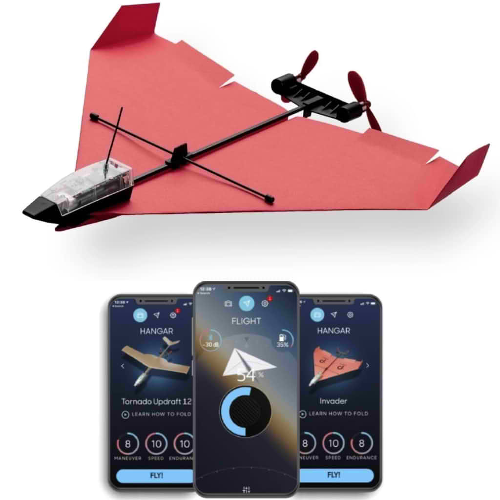 Kit drone télécommandé avion en papier PowerUp 4.0
