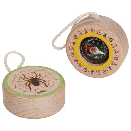 Boussole araignée en bois