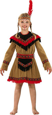 Déguisement robe d'indienne Kiowa