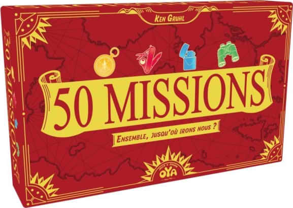 «50 missions» Oya, jeu de société coopératif (2 versions)