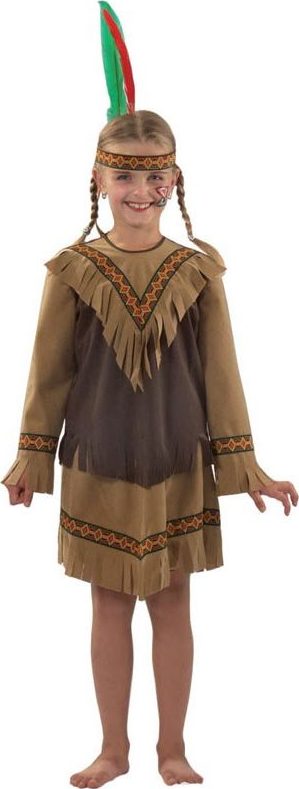 Déguisement ensemble d'indienne Nakota ou Kiowa (jupe et tunique ou robe)