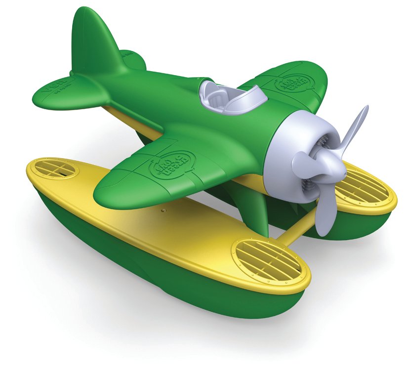 Hydravion arrosoir de bain en plastique recyclé Green Toys
