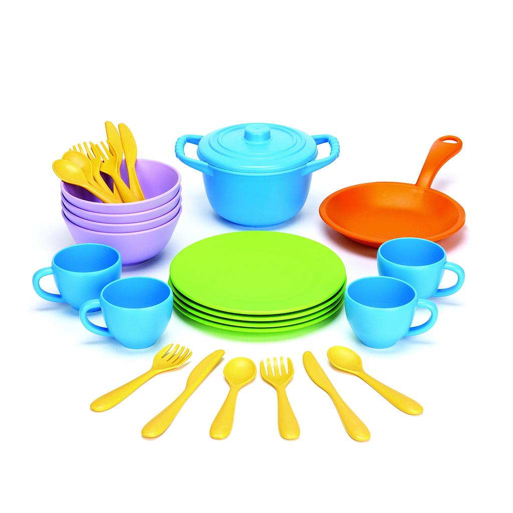 Service de table 3 pièces pour enfants – Assiette, bol et vaisselle en  plastique réutilisables pour enfants, service de table pour enfants de 3  ans et