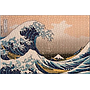 micro-puzzle Londji : la vague d'Hokusai  600 pièces 