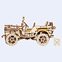Maquette de jeep militaire américaine  4 x 4