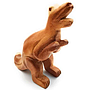 Dinosaure trompette en bois pour grogner dans la préhistoire