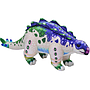 Peluche dinosaure coloré, rembourrage recyclé (deux modèles)